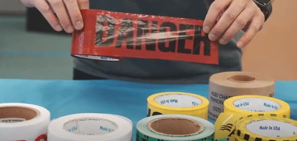 custom barricade tape